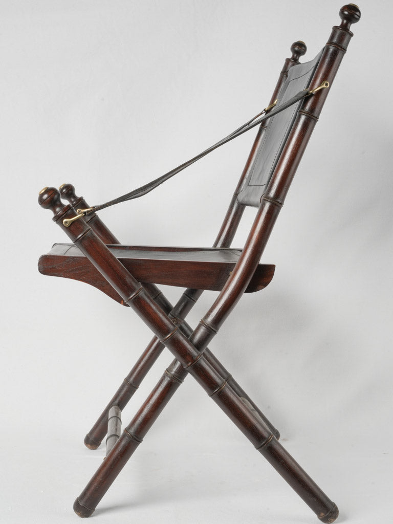 Stylish French foldable campaign chairs