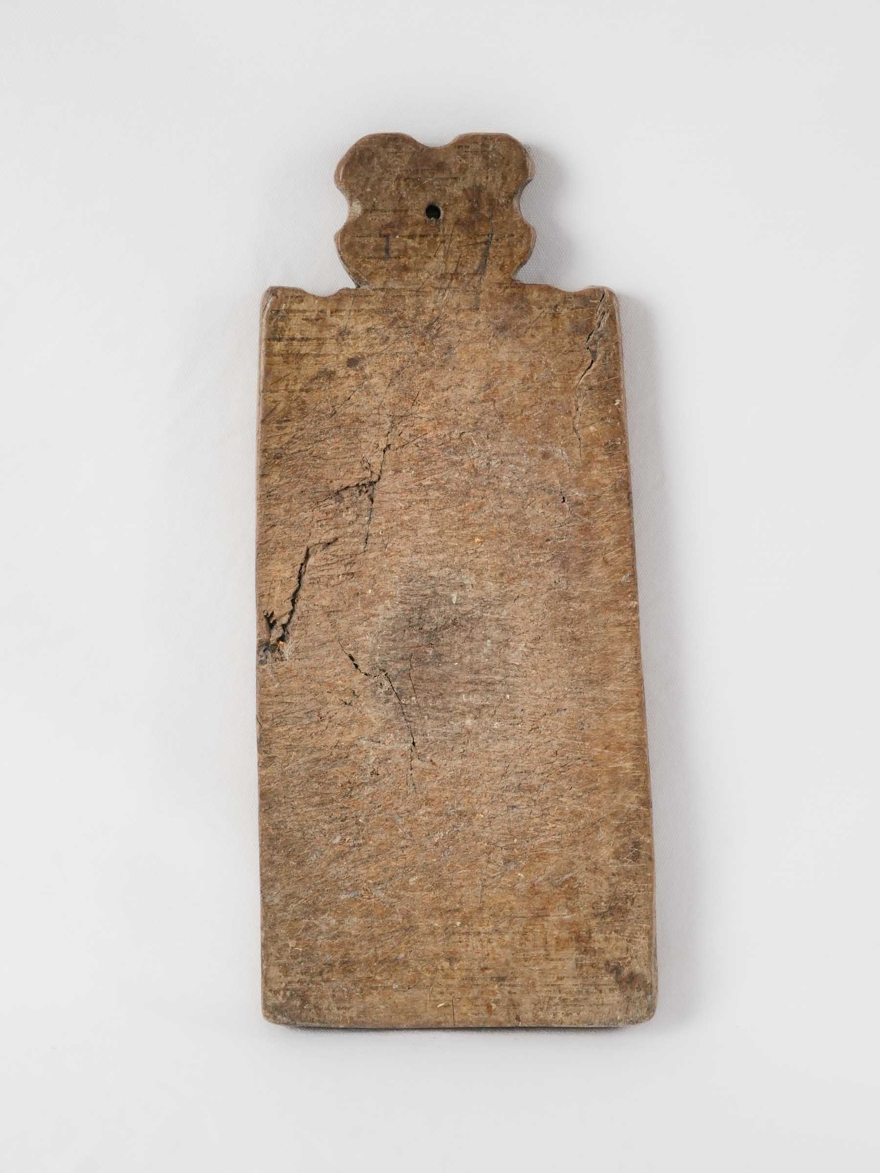 Long Rustic Chopping Board w/ Aged Patina - 19¼"