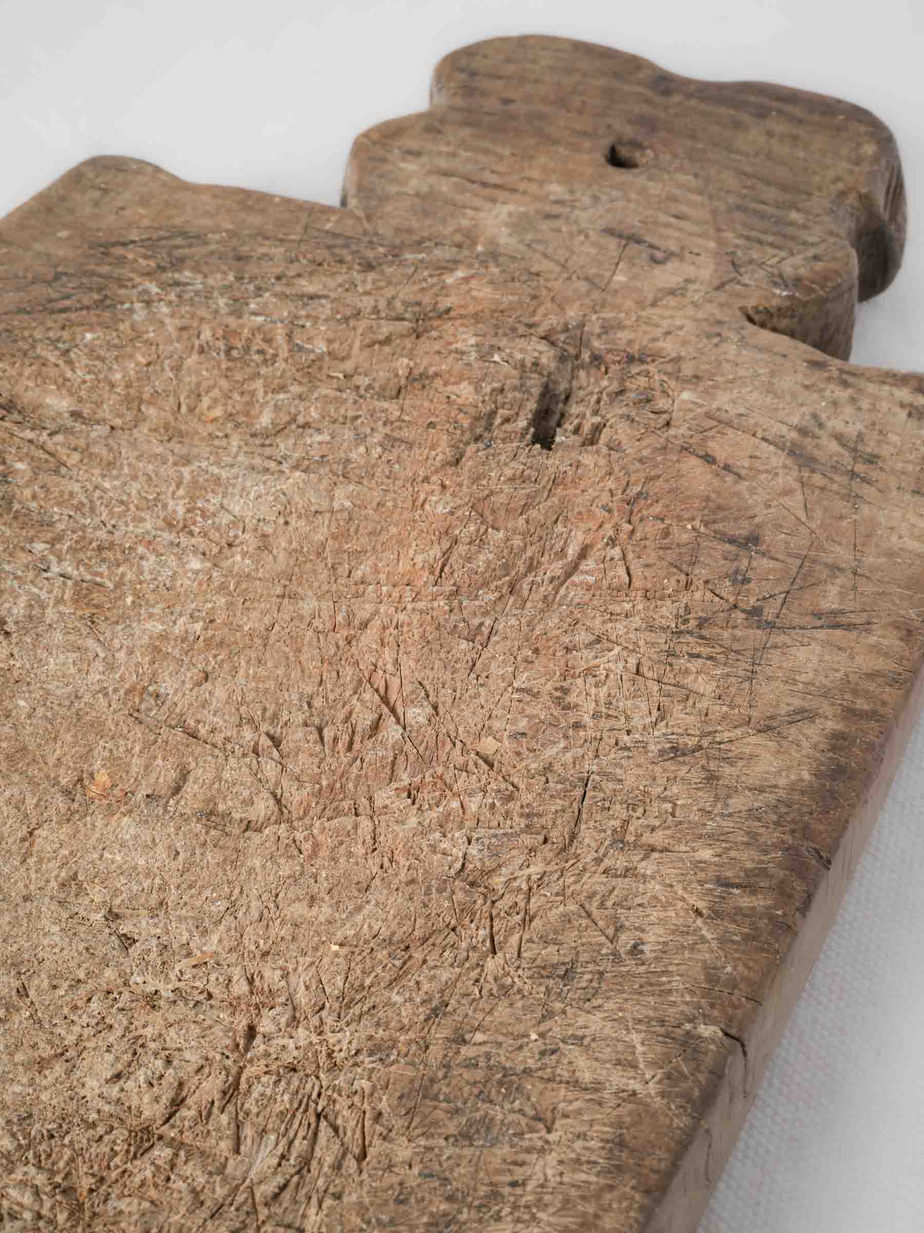 Vintage patina display cutting board