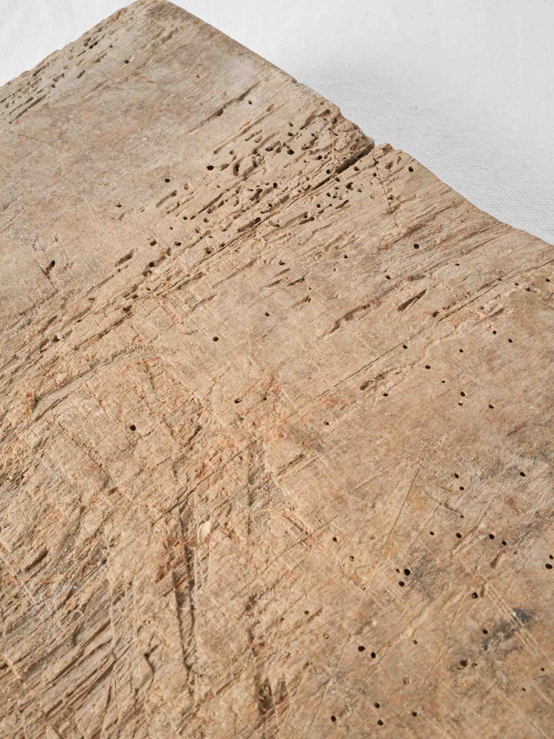 Authentic thick carved chopping board