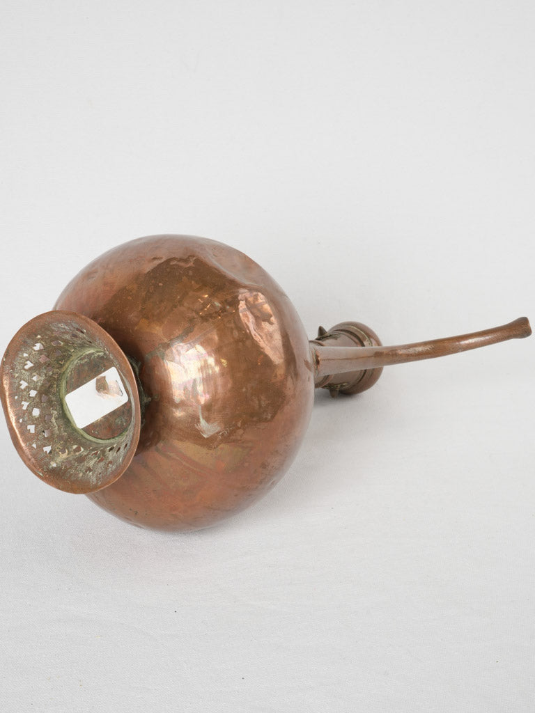 Artisanal, collectible, 18th-century oil pourer