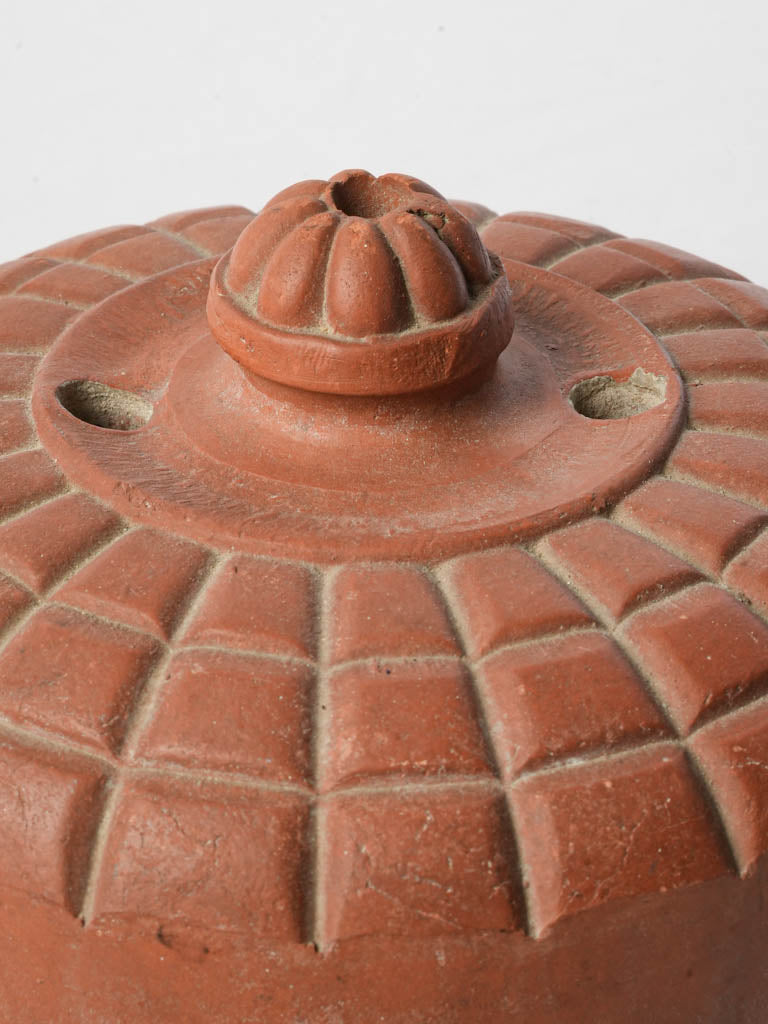 Geometric carved dome