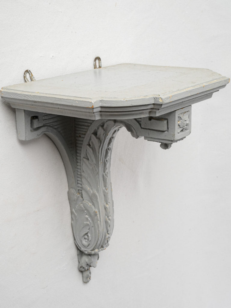 Antique French wooden wall bracket