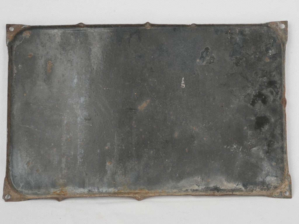 Aged collectible Avenue Leclerc sign