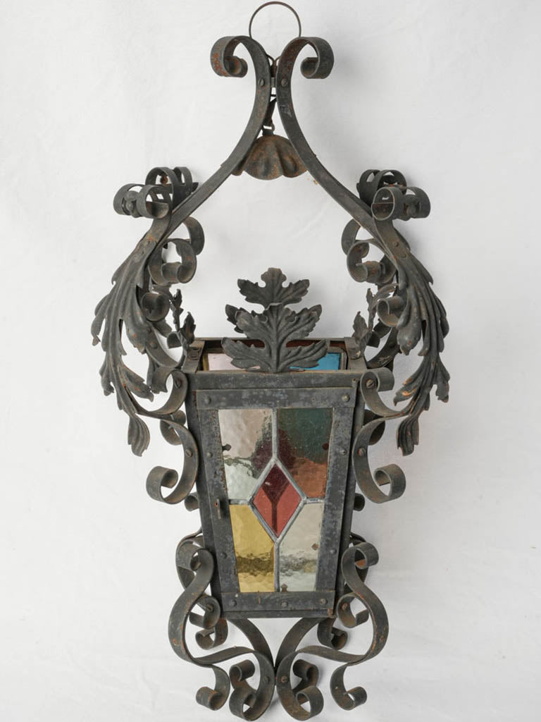 Hand-forged decorative lantern