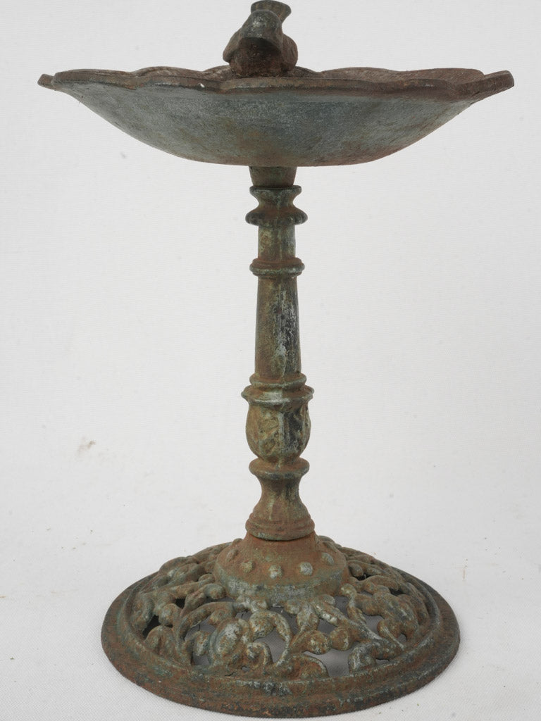 Timeworn rustic charm cast iron bath