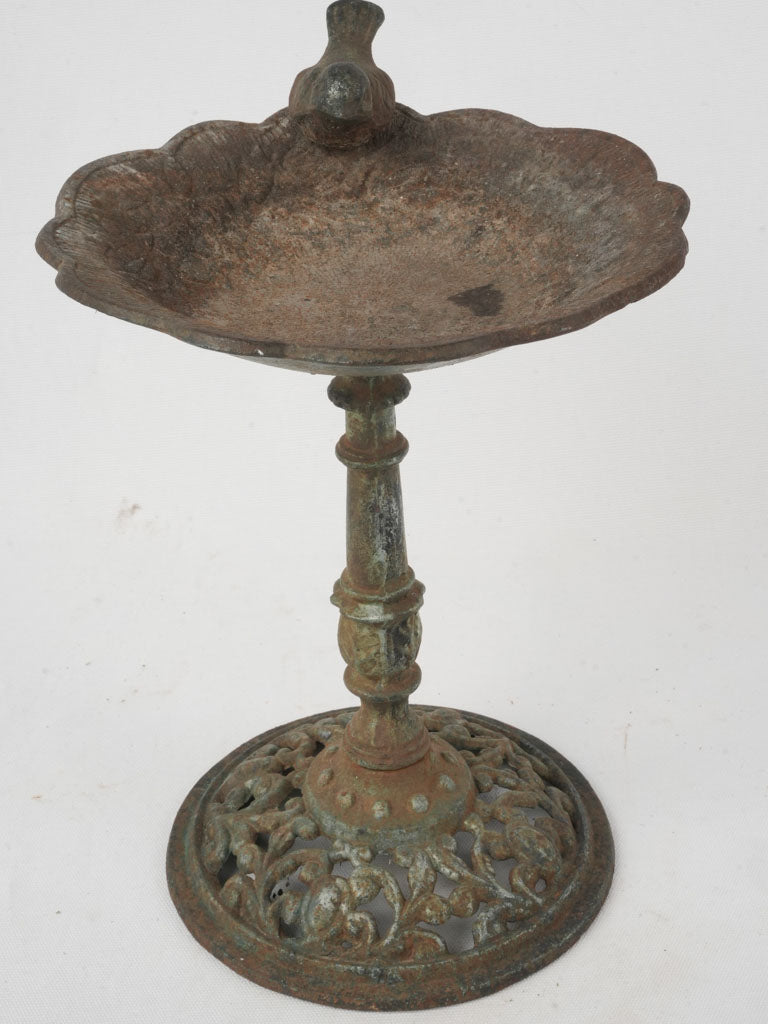 Delightful little perched bird bath
