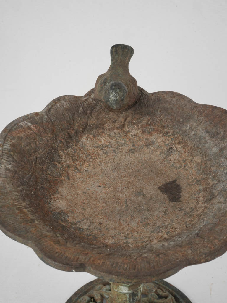 Decorative functional piece bird bath