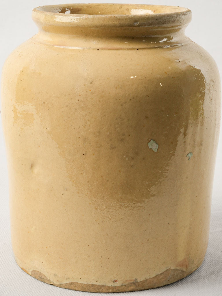 Antique glazed terracotta pot Isère