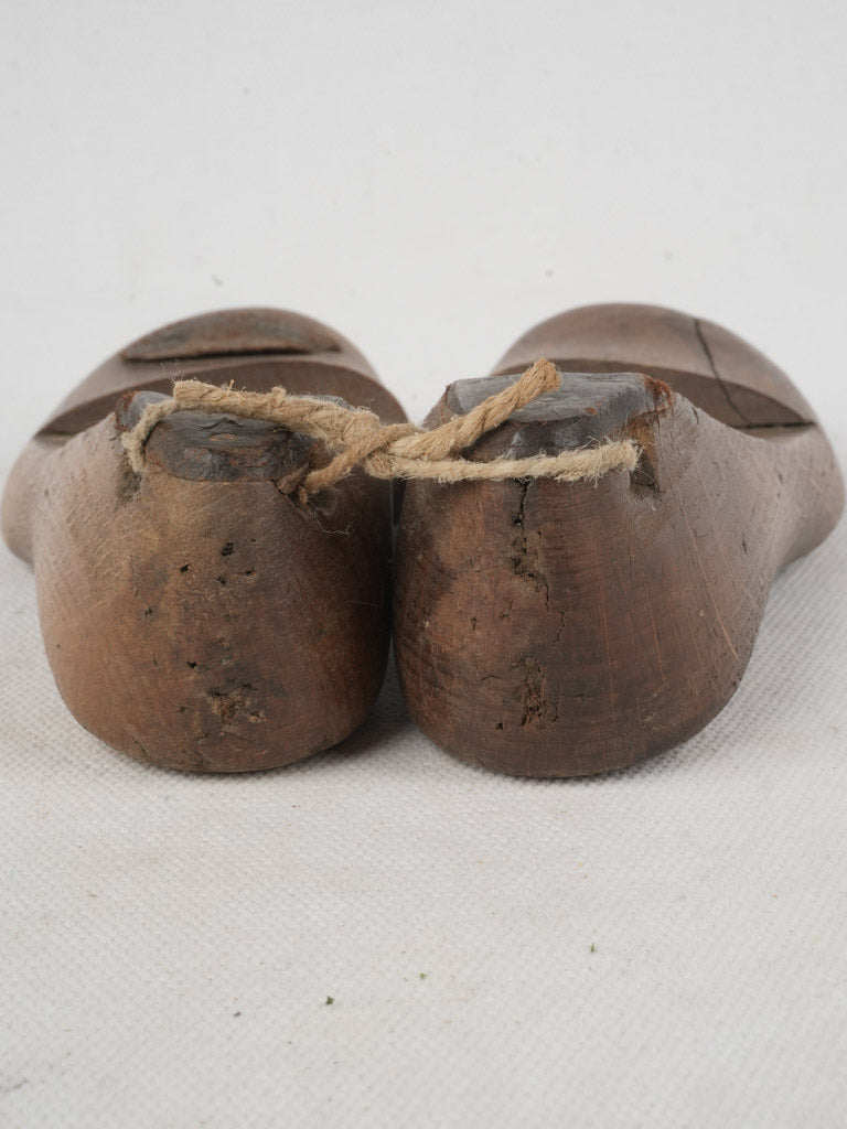 Timeworn wooden shoe stays