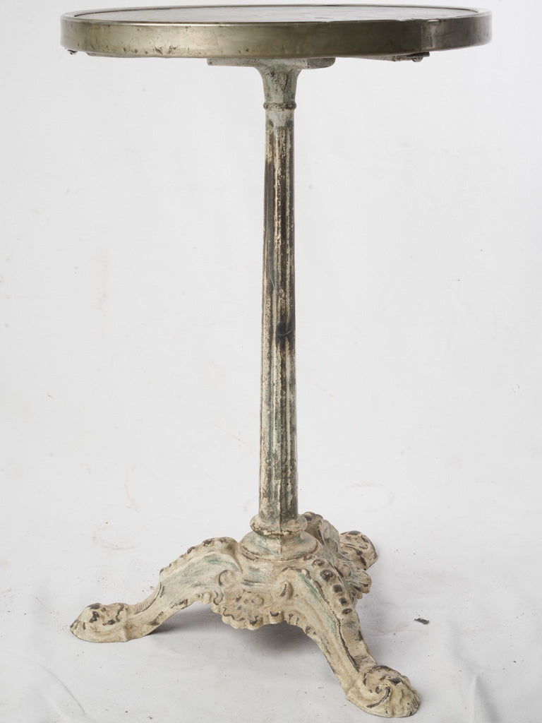 Ornate cast-iron pedestal table