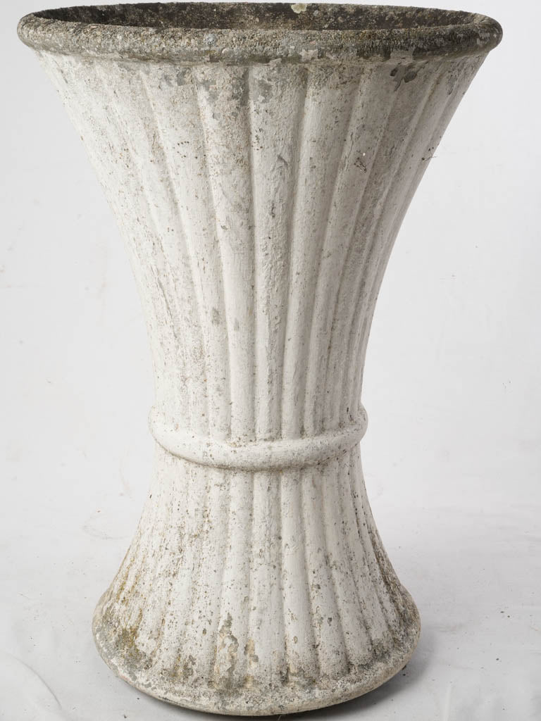 Sculptural vintage concrete urn