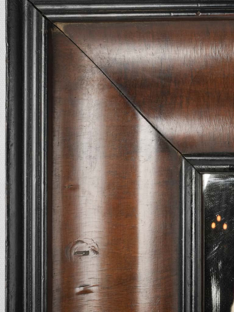 Ebonized 17th-Century Dutch Mirror