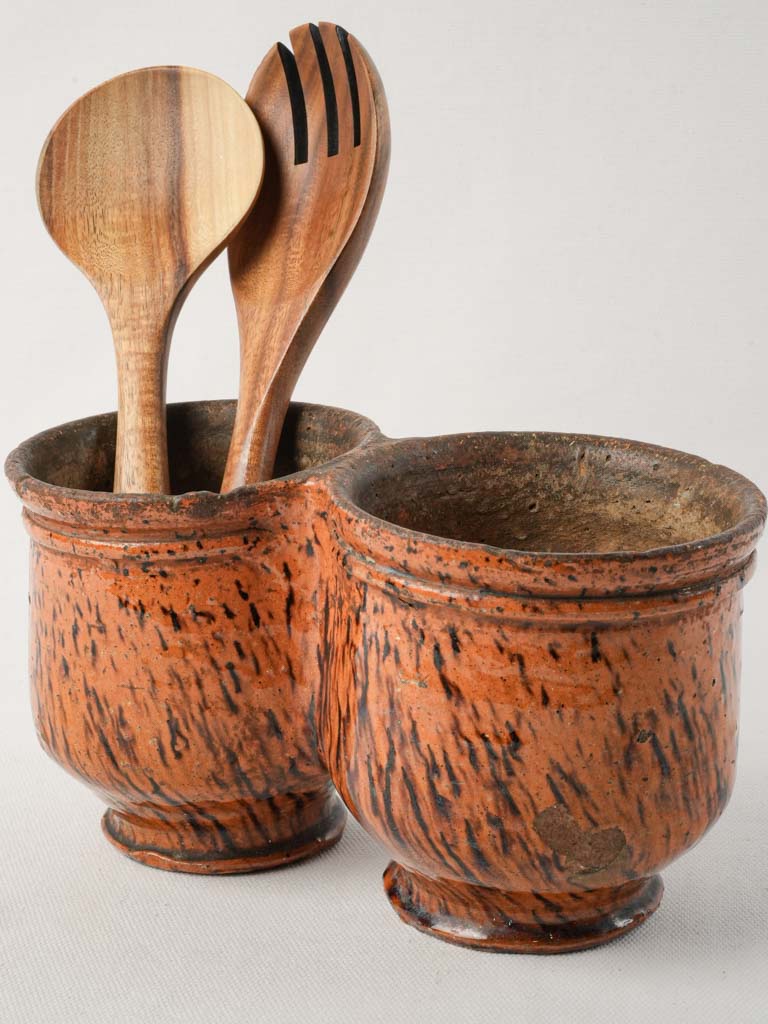 Antique rustic terracotta pots