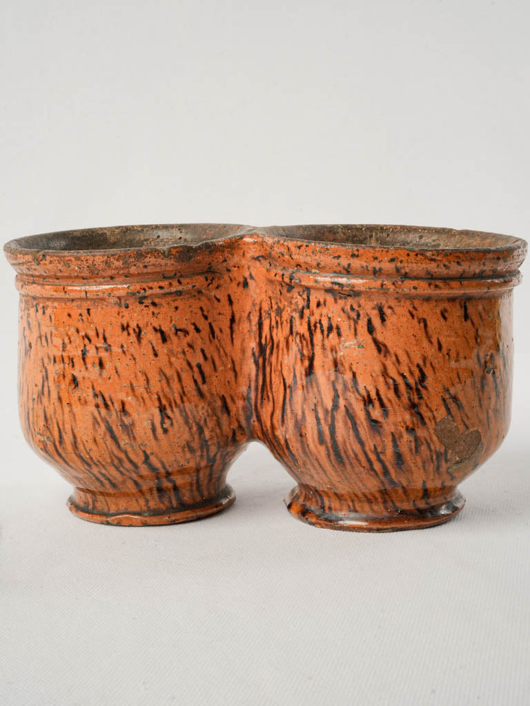 Vintage artistic twin pots