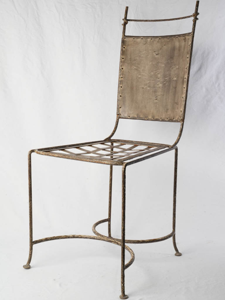 Artisan-crafted tree bark furniture