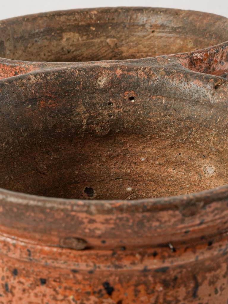 Historic terracotta plant container