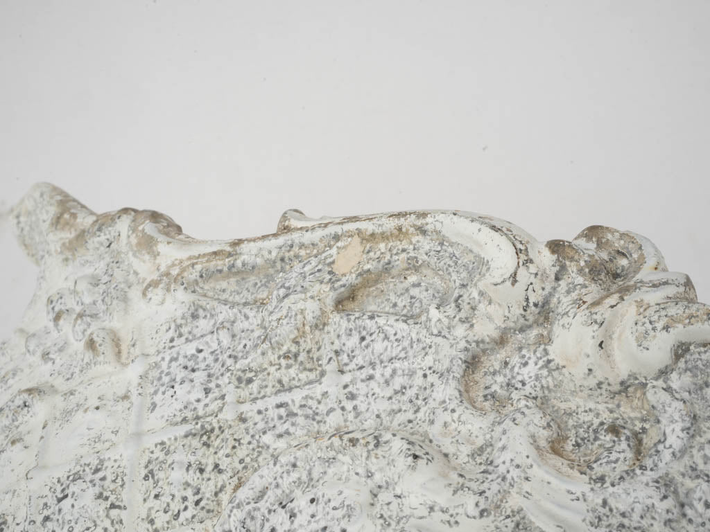 Decorative antique cast iron jardinière