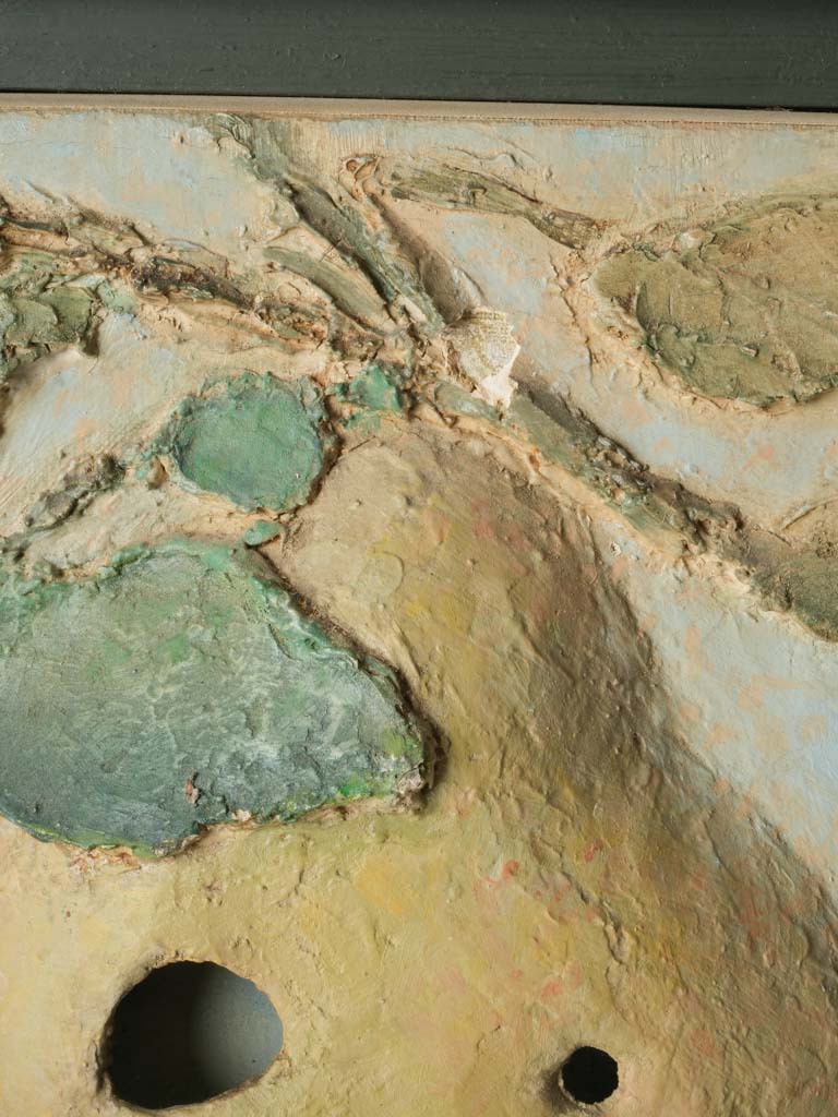 Warm textured vintage painting