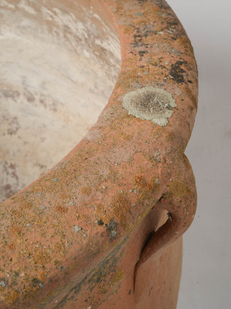 Aged rustic terracotta garden sink