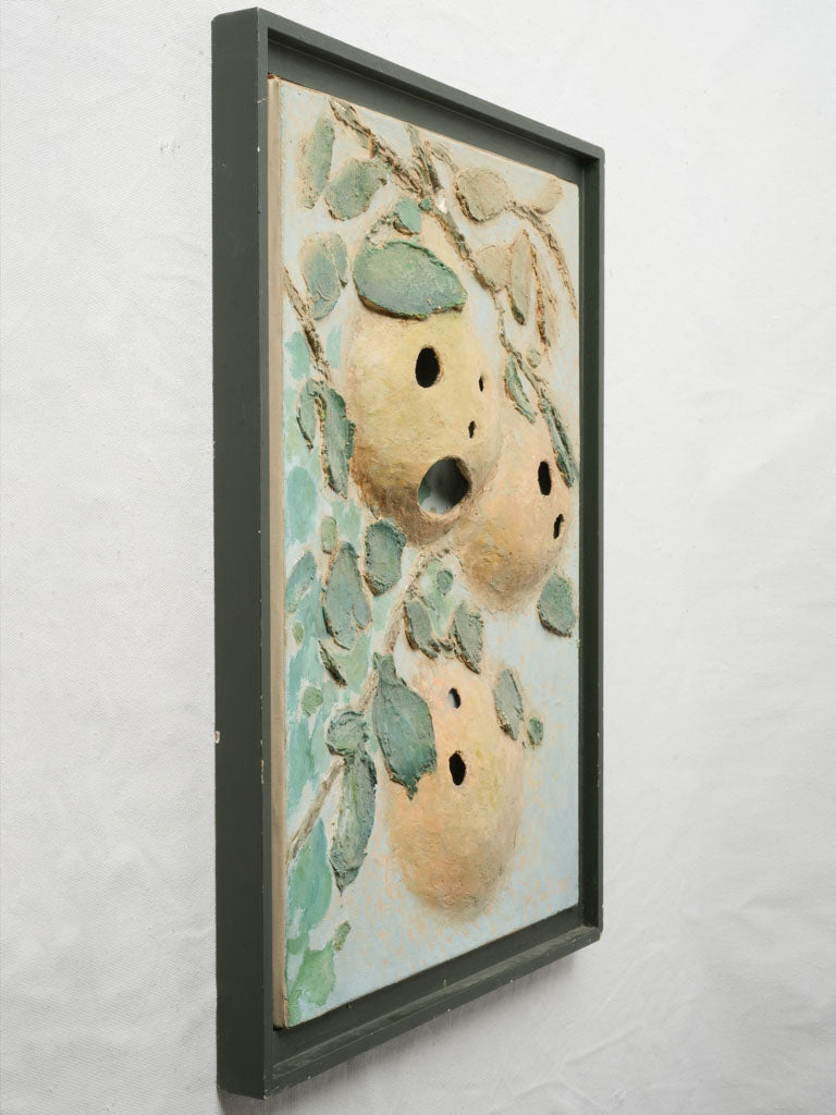1977 Mixed Media Painting By Philippe Gruffel - 22" x 15¾"
