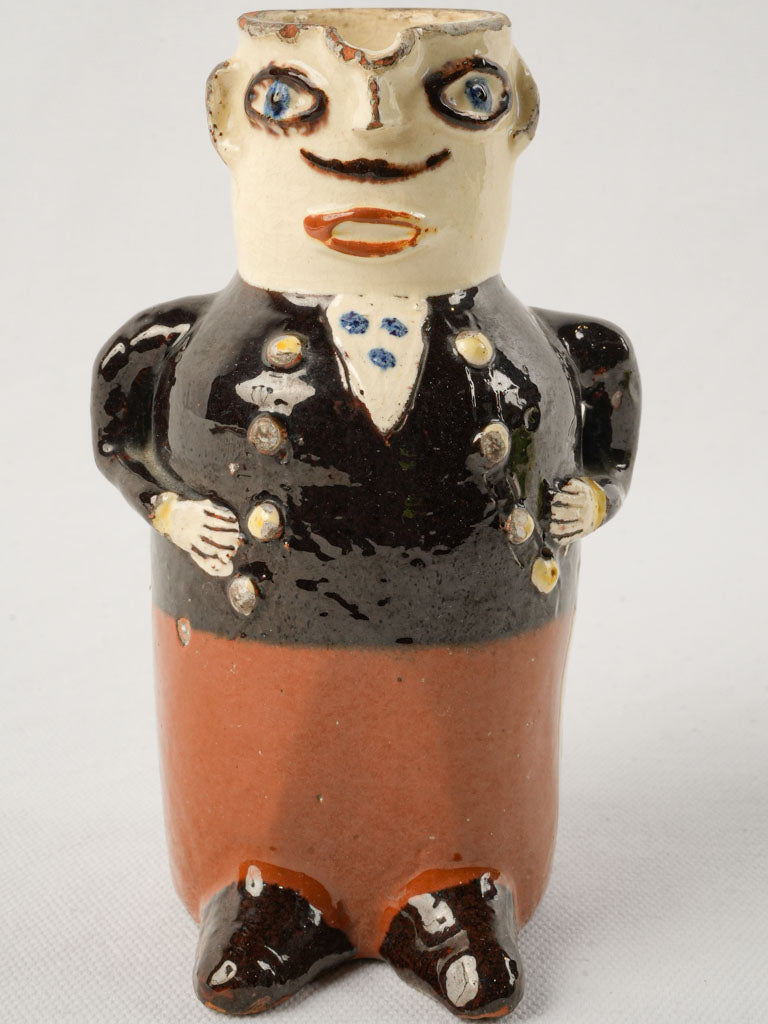 Playful 19th-century inspired ceramic carafe