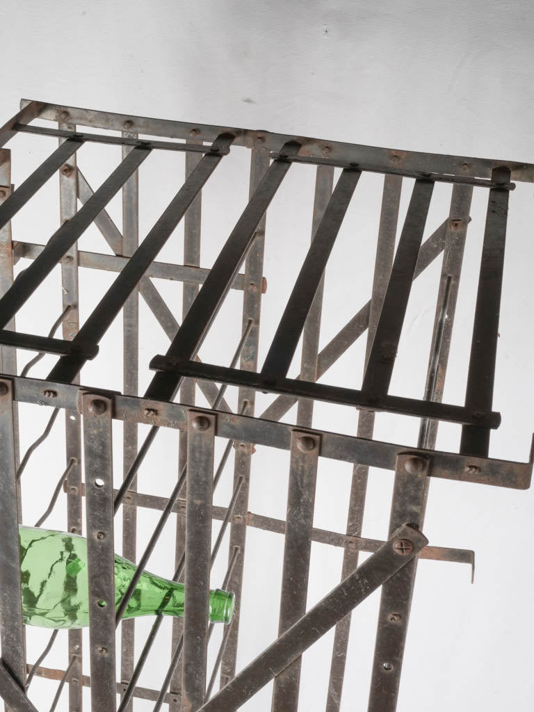 Durable industrial wine bottle storage