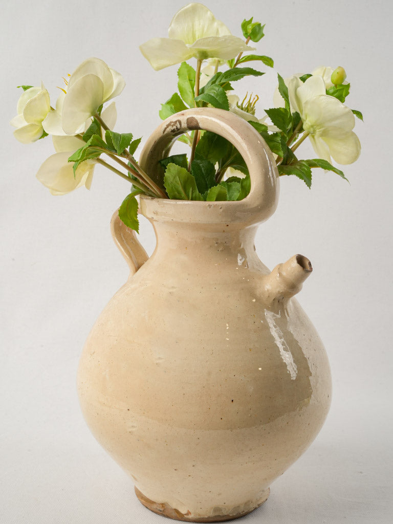 Antique French Terracotta Pitcher