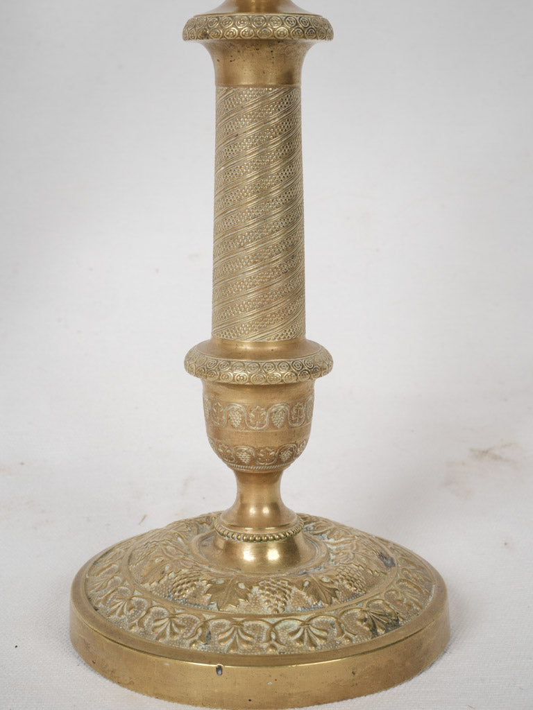 Regal bronze Restoration candle holders