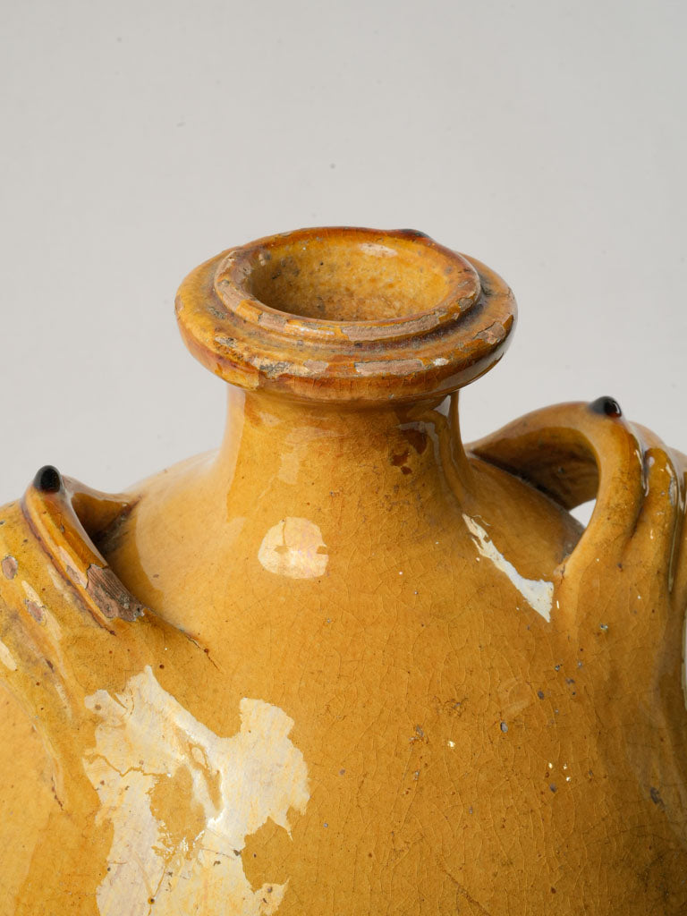 Patina-finished Provencal jar