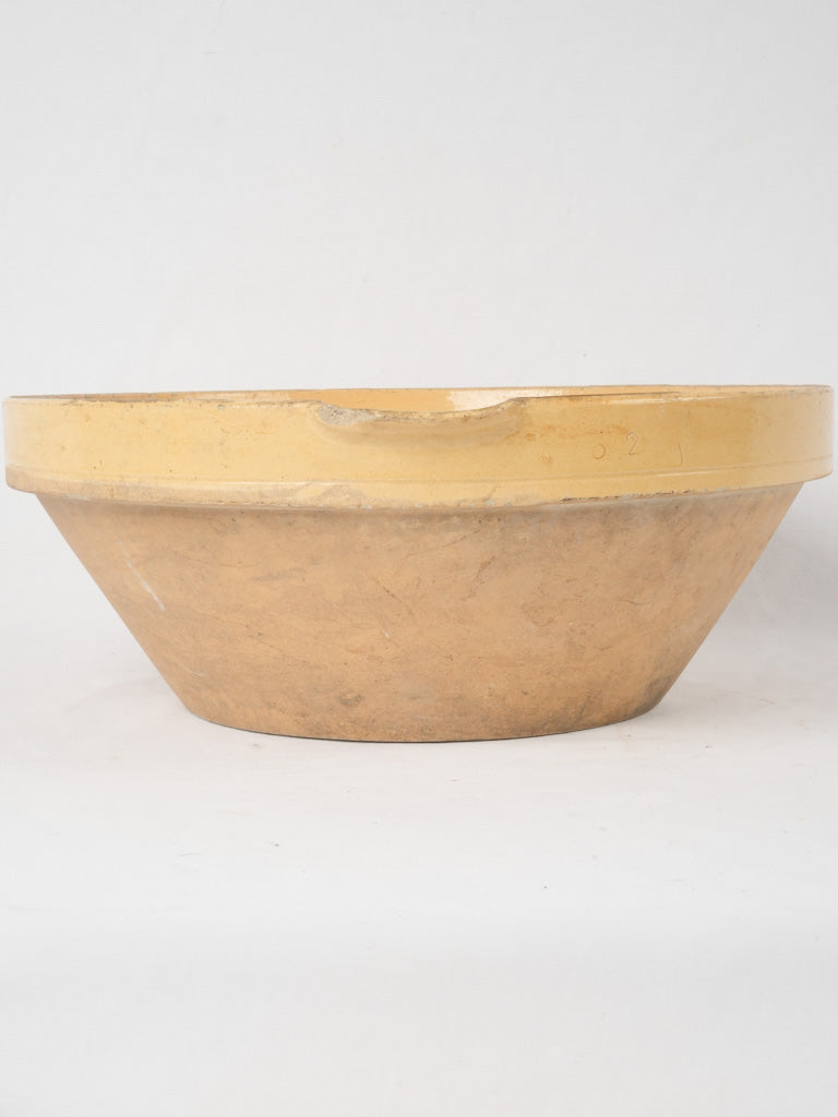 Large nineteenth-century French pottery piece