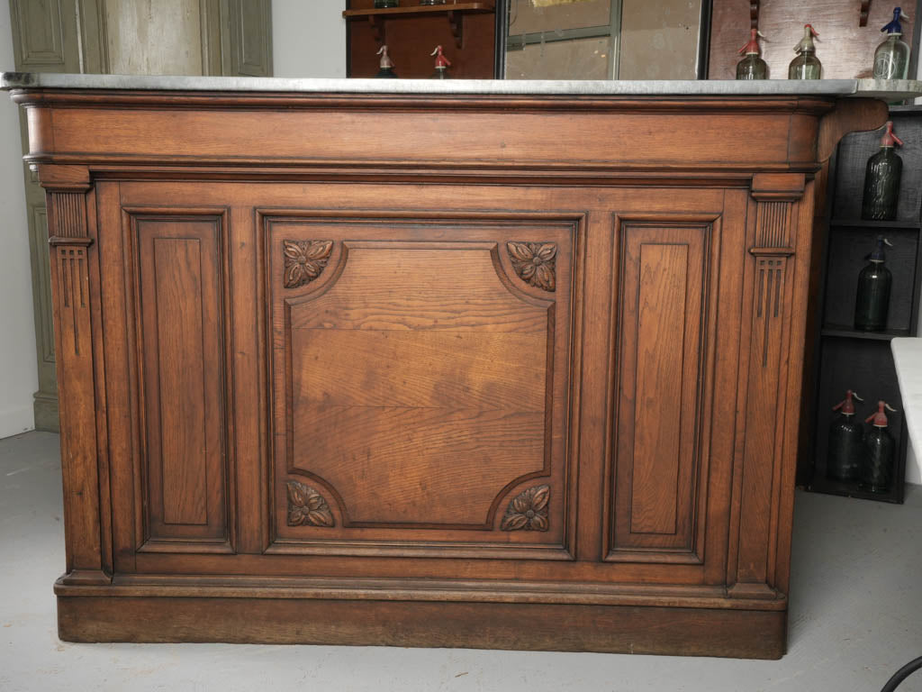 Sturdy hardwood bistro bar