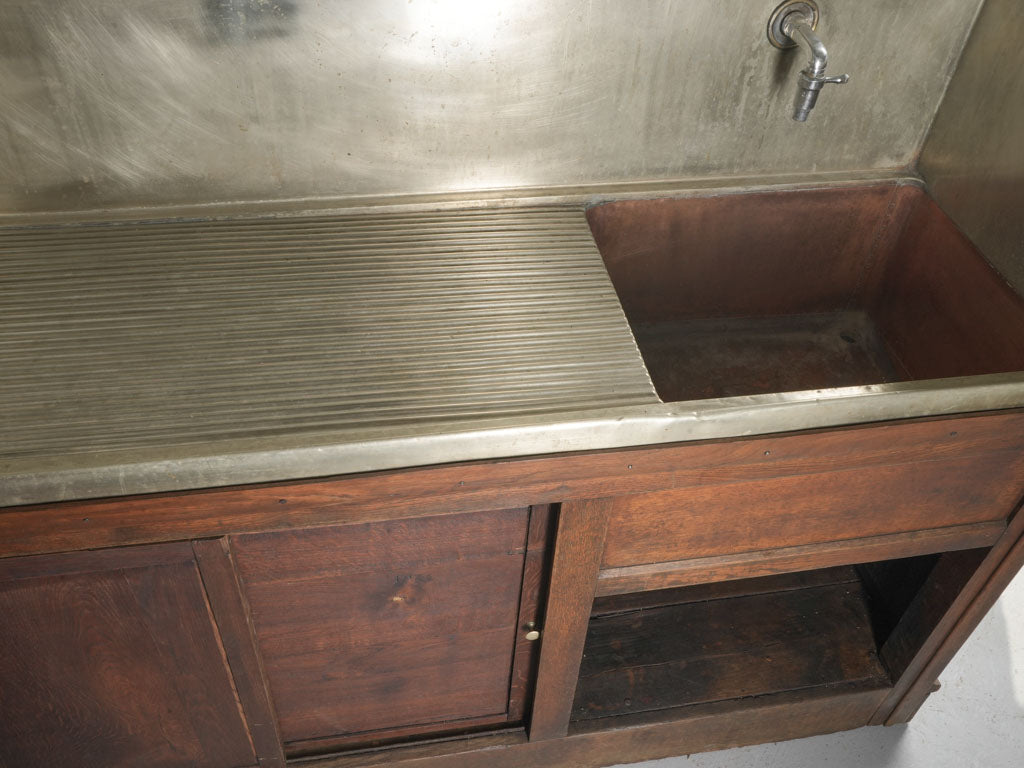 Warm timber bistro bar
