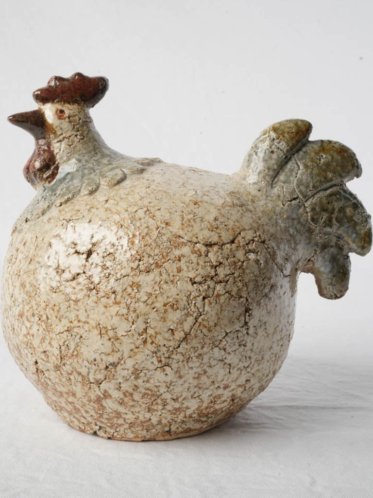 Whimsical Farmhouse Hen Sculpture