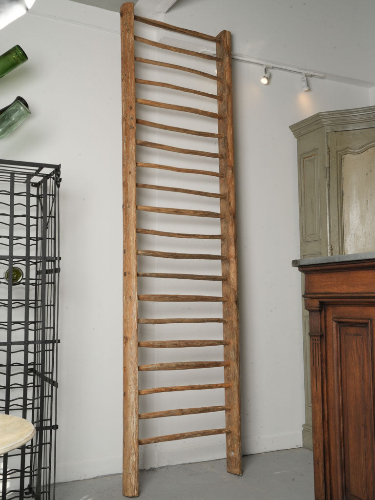 Vintage farmhouse fir wood rack