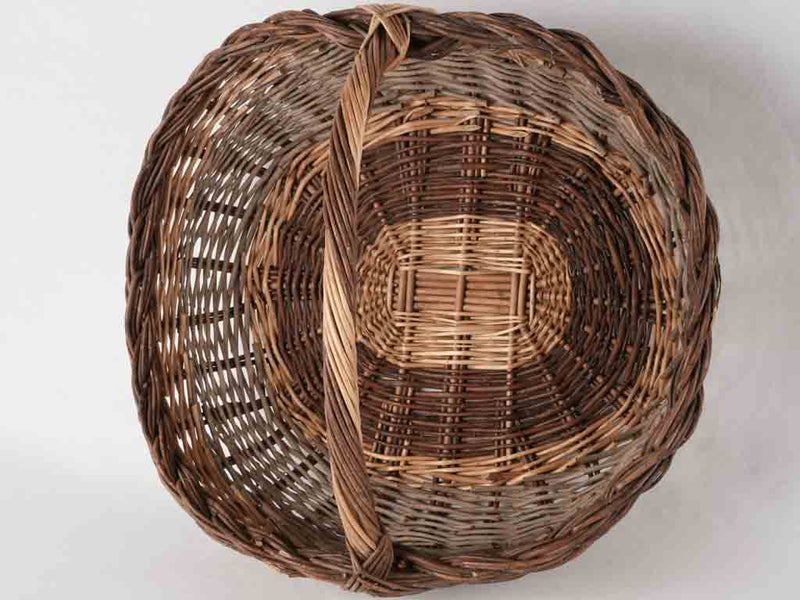 Classic wicker garden basket