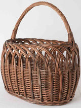 Traditional late-20th-century flower basket