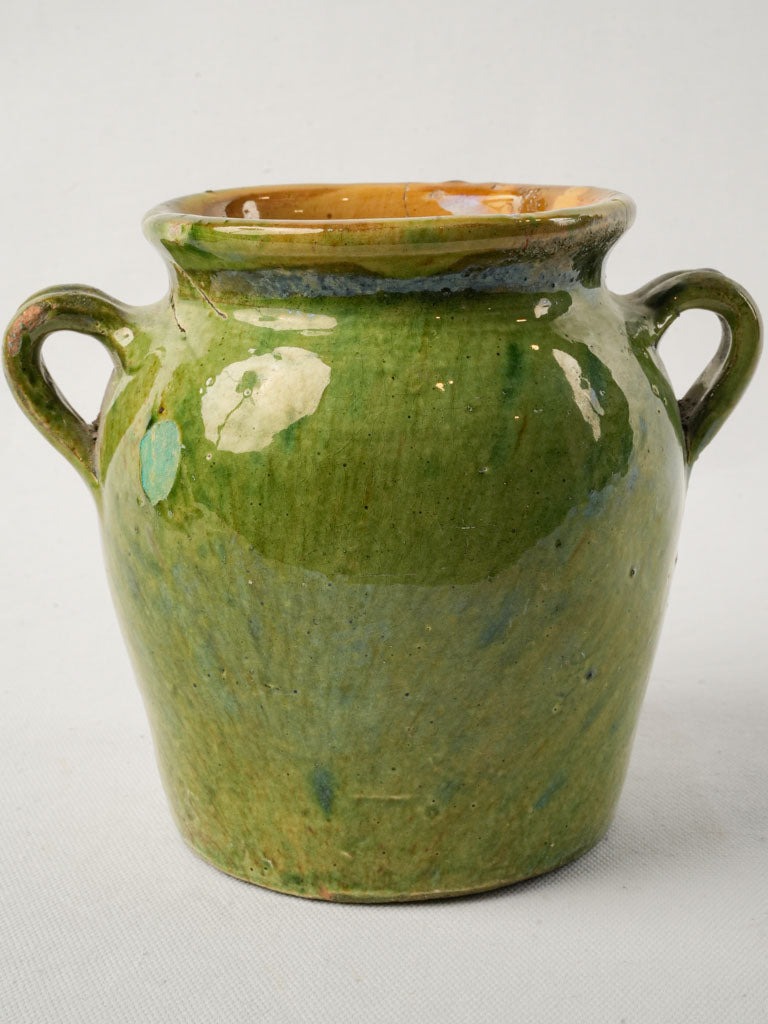 Antique French kitchen storage pot