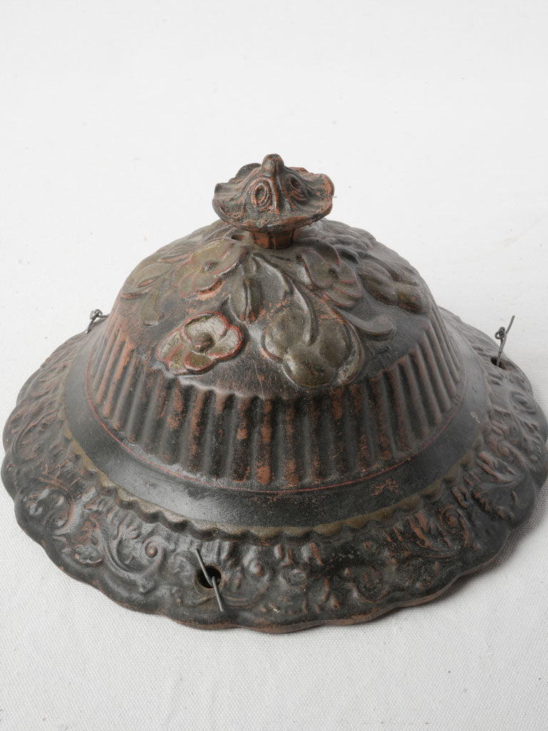 Charming Late 19th Century French Terracotta Hanging Planter-  11¾" x  8¾"