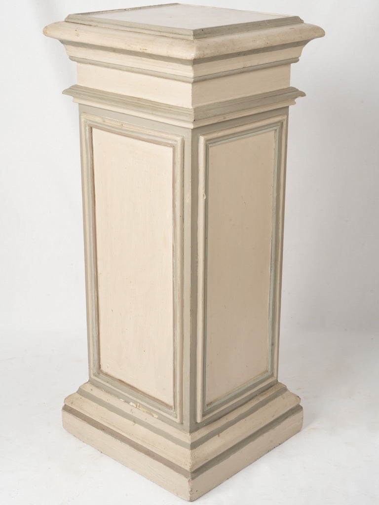 Classic beige olive green pedestal