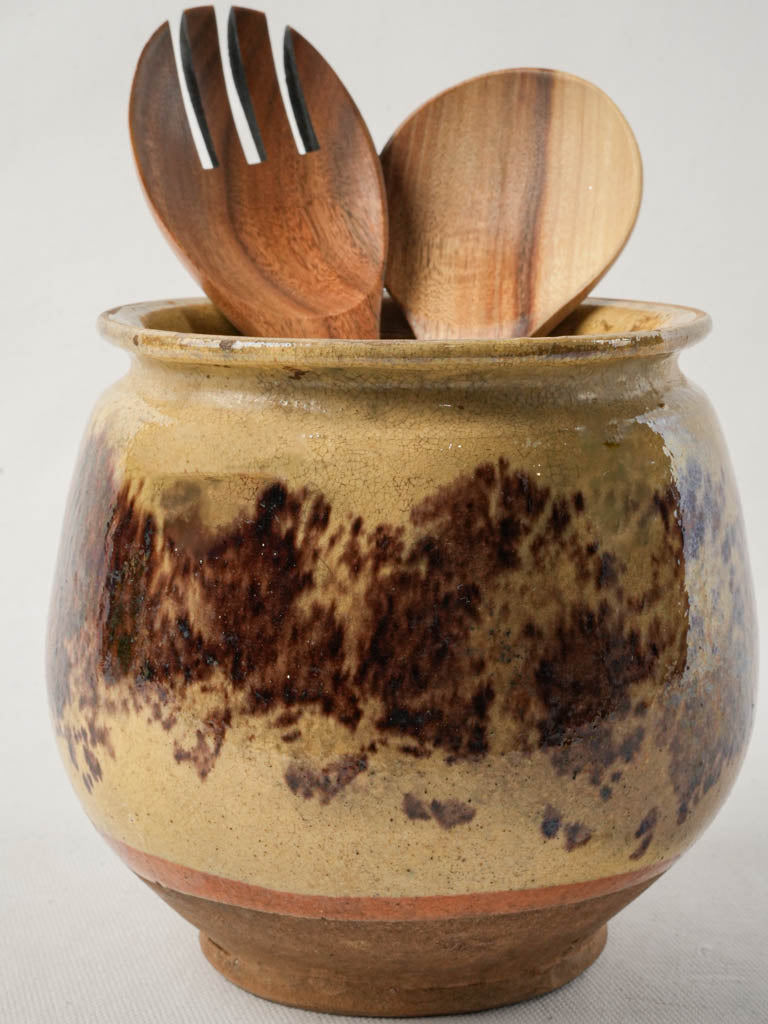 Rustic vintage terracotta pot