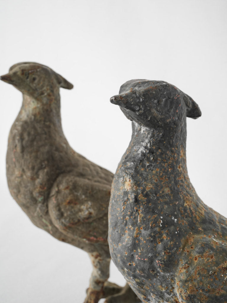 Rustic cast iron garden decorations