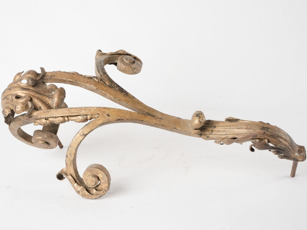 Salvaged 18th-century decorative ironwork