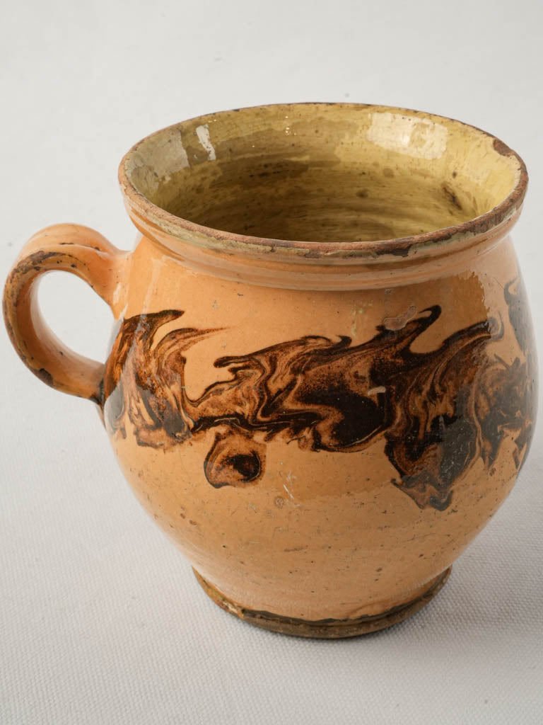 Unique Vallauris marbled mug