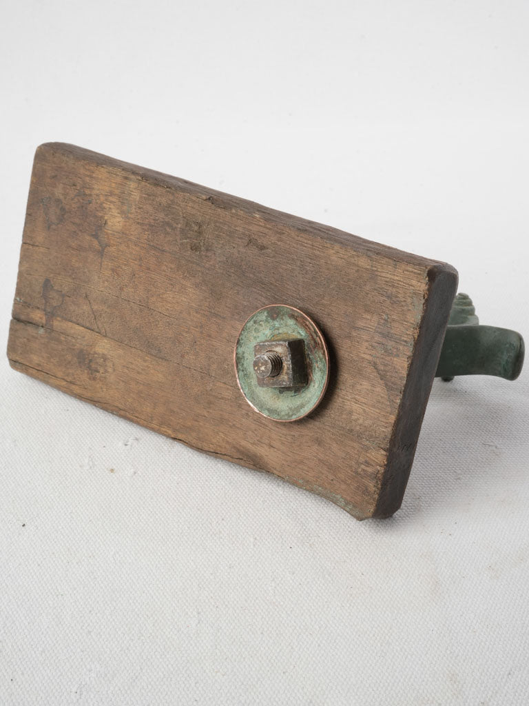 Early 20th-Century French Bronze Door Knocker w/ Verdigris Patina - 7½"