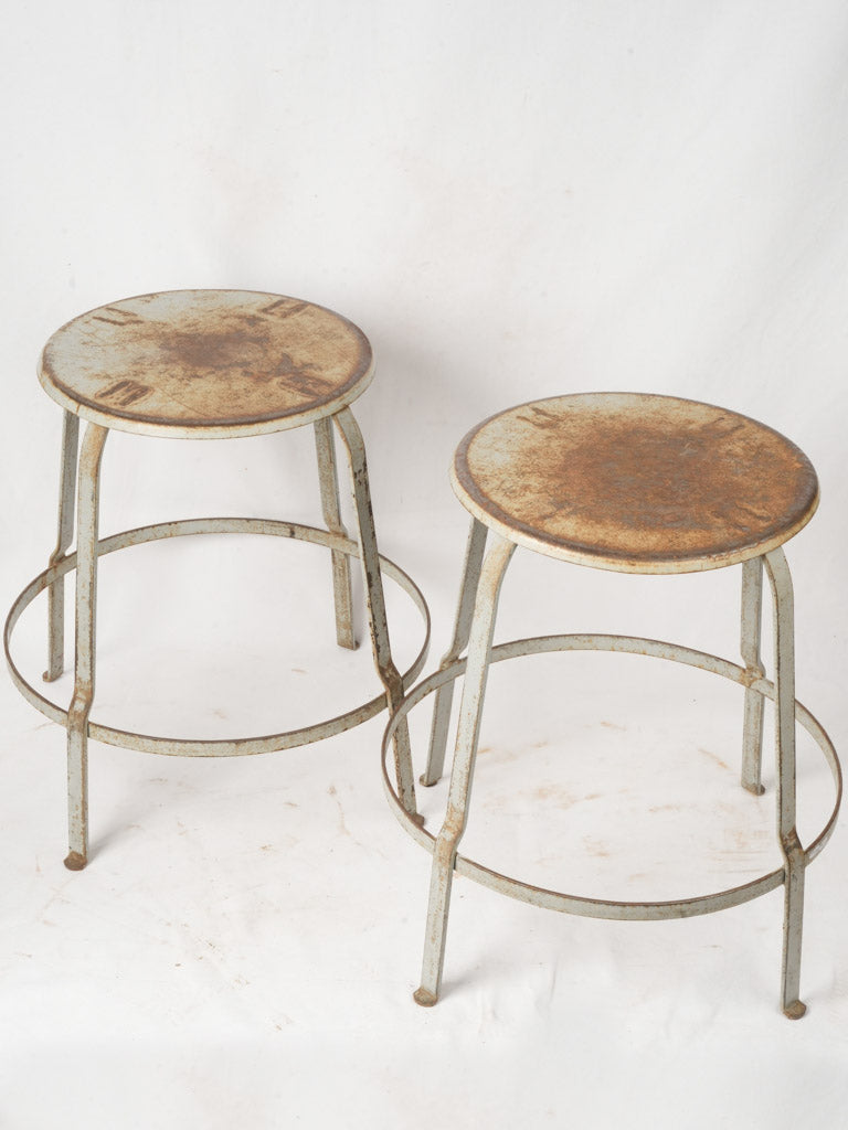 Rugged patina iron furniture