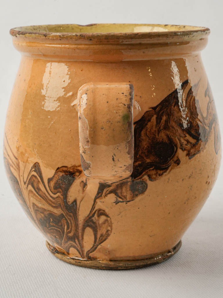 Distinctive French pottery mug