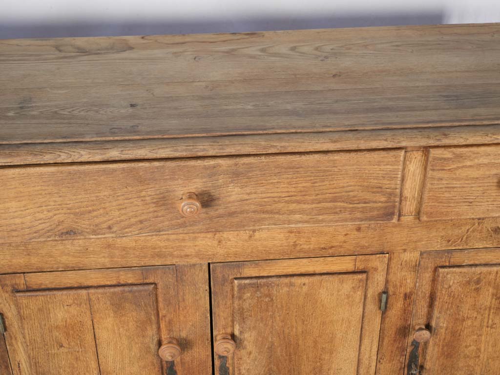 1950s Shallow French Oak Cabinet w/ Warm Patina - 38¼" x 62½"