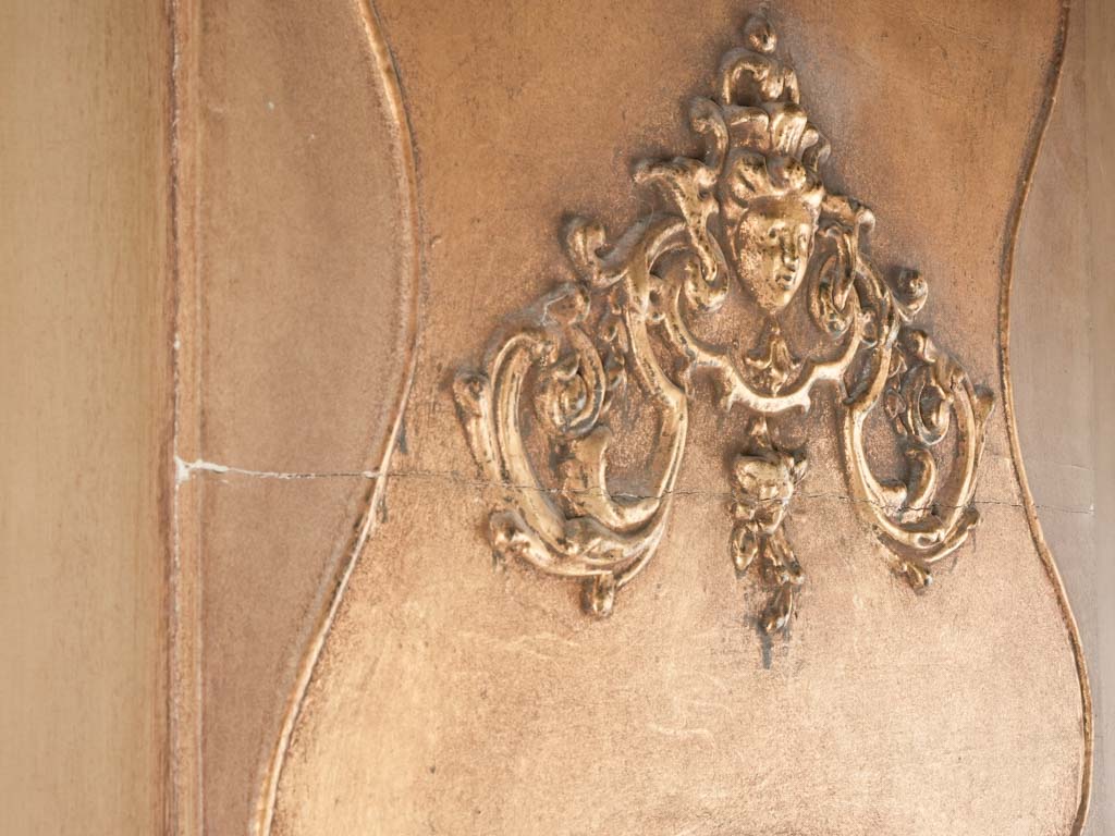 Aged mercury patina accent mirror