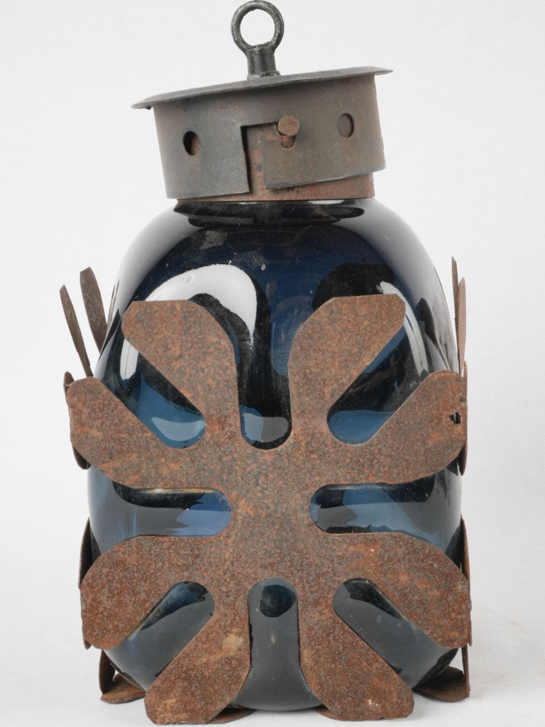 Timeworn, Matisse-like decorative outdoor lantern